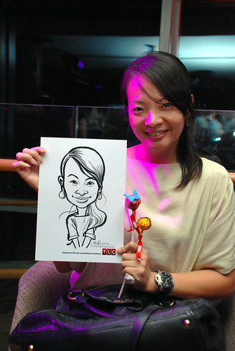 Caricature live sketching for TLC - 18