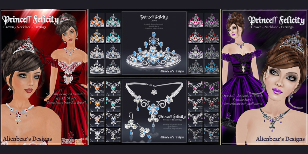 Princess Felicity dark & Platinum poster