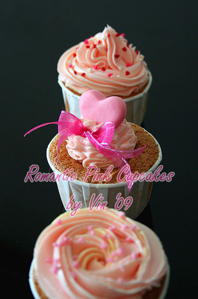 Romantic Pink Cupcakes