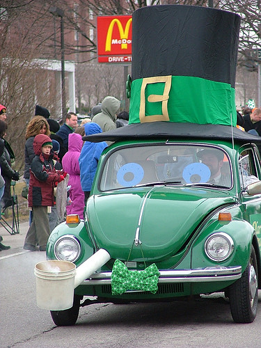 St Patricks Day Car