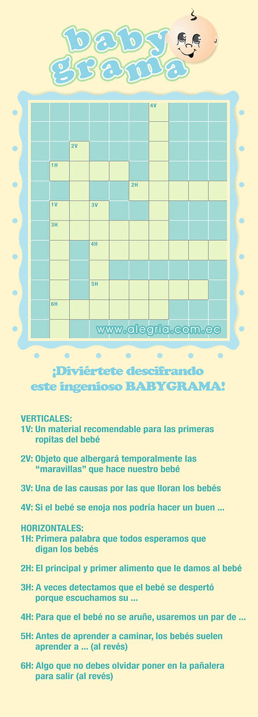 Crucigrama De Baby Shower Para Imprimir Gratis Paraimprimirgratis Baby Images And Photos Finder