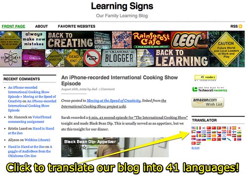 Click to translate our blog into 41 languages!