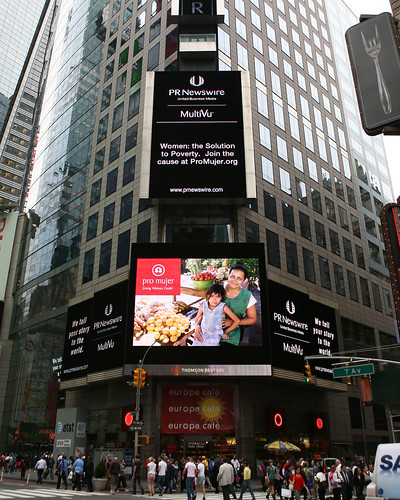 new york times square billboard. in Times Square, New York