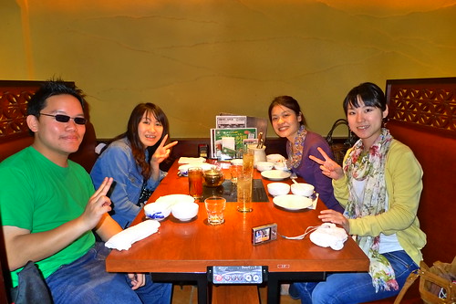With Maiko (Yoshifuji), Ai and Iyo (1st of May, 2010)