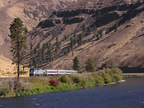 Amtrak on a special charter to Yakima