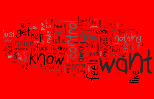 From Here To Infirmary. A Wordle based on the lyrics from all the songs on the Alkaline Trio album From Here To Infirmary. I think it#39;s an interesting way of using the site.