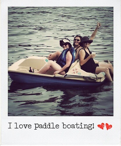paddle boating