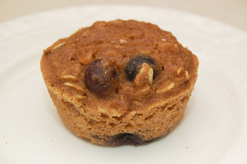 Oatmeal Blueberry Applesauce Muffins