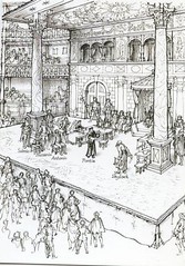 Merchant of Venice on the Globe Theatre Stage