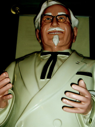 This is the scariest picture of the Colonel Ive ever seen.