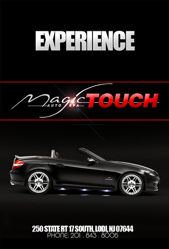 Magic Touch Car Wash Lodi New Jersey Poster Design