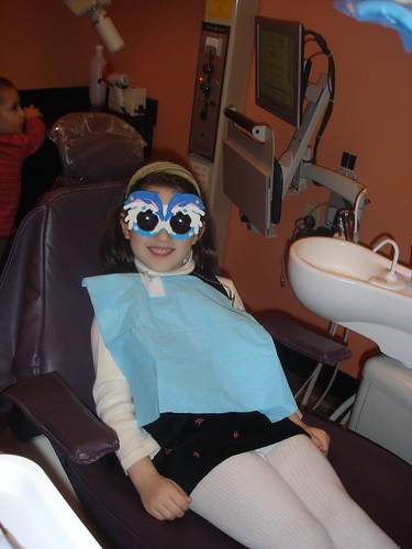 Corinne at the dentist