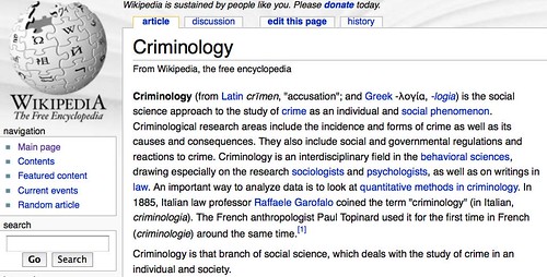criminology