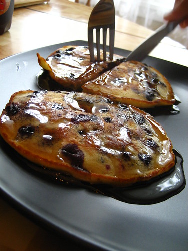 blueberry pancakes