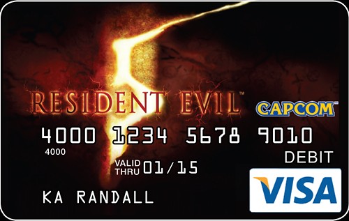 cool credit cards designs. Gaming related credit cards