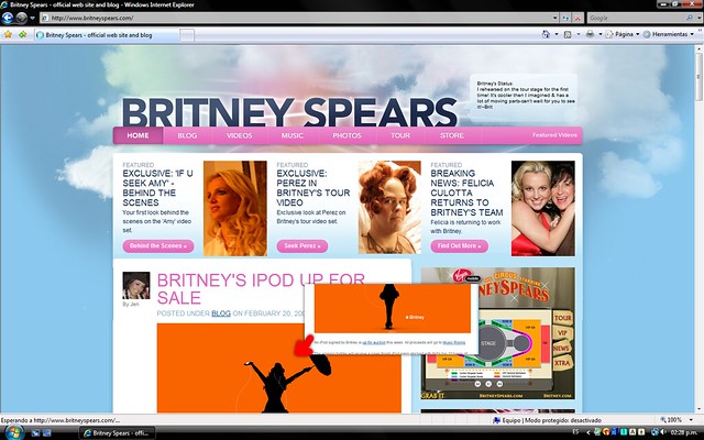 BritneySpears.Com - Wallpaper (iBritney) by AngelGutierrez ™ (Khronos)