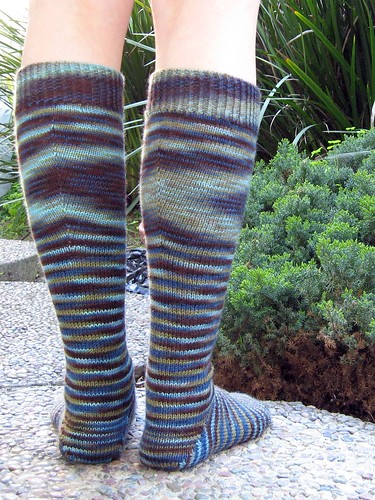 Stripey Toe Up Socks (IMG_2422 edited)