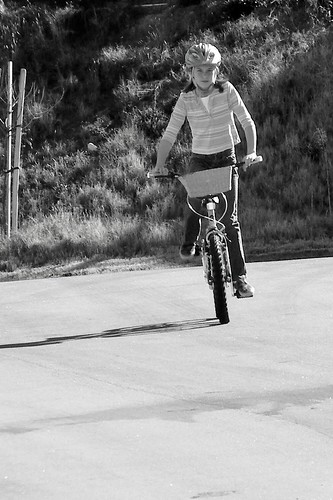 010/365 J on her bike