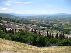 Small town of Assisi, Italy