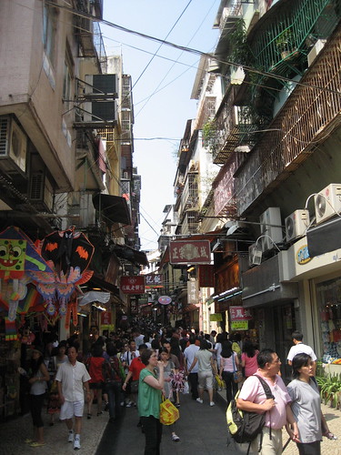 The Cobbled Street of Macau