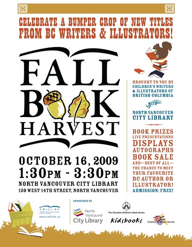 CWILL BC Fall Book Harvest 2009 poster