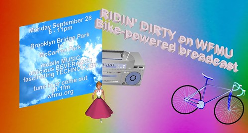 Ridin' DIRTY - Bike-powered WFMU Radio Broadcast