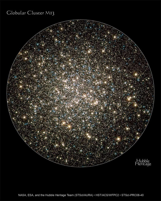 Hercules Globular Cluster by the Hubble Space Telescope