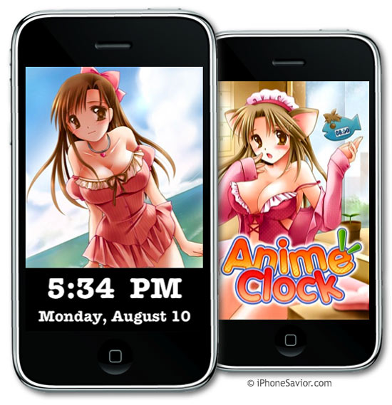 Anime Clock iPhone App