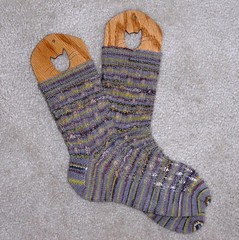 Holiday knit socks
