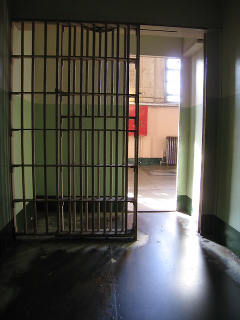 Several of the cells in Alcatraz's D Block were designed for solitary 