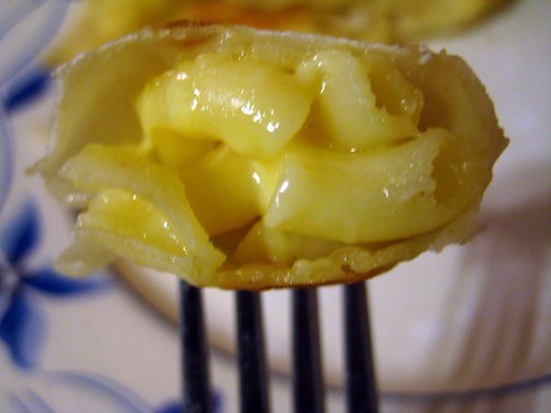 Inside Mac & Cheese Dumplings