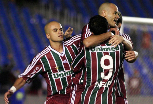 Flamengo 1 x 1 Fluminense - Copa Sul-Americana - Foto do site do Fluminense