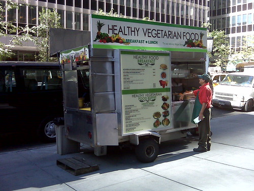Healthy Vegetarian Food Cart