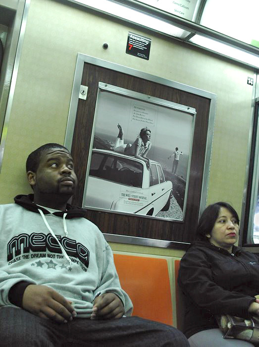 people on the PATH train, New Jersey, New York, NY