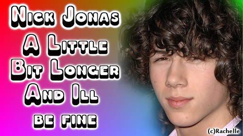 nick jonas wallpapers. Nick Jonas A Little Bit Longer