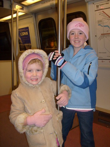 Maria and Anna on the Metro