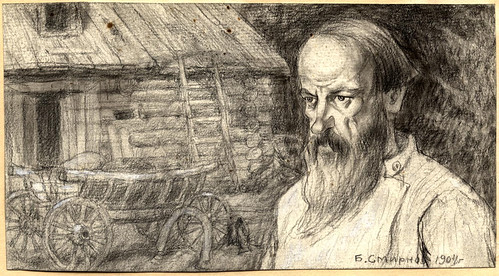 023- Siberia. Campesino-colono que se ha instalado en la provincia de Irkutsk- Boris Smirnov 1904