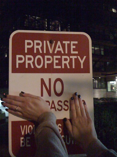 Private Property: No Ass