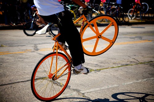 Very Orange Wheelie