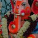 Ganesh avec ses colliers de fleurs