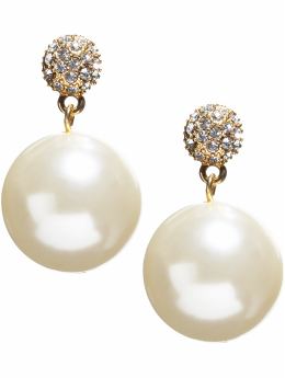 Banana Republic pearl diamante earrings