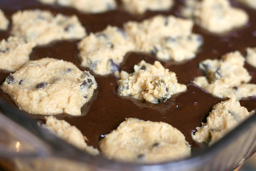 Chocolate Chip Cookie Dough Brownie Batter