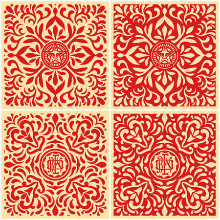 japanese-fabric-patterns-red-set