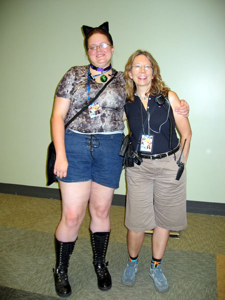 Otakon 2006 - Alyce with Cat Girl (Click to enlarge)