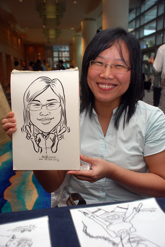 Caricature live sketching for SMC Teachers'Day D&D 2009 - 2