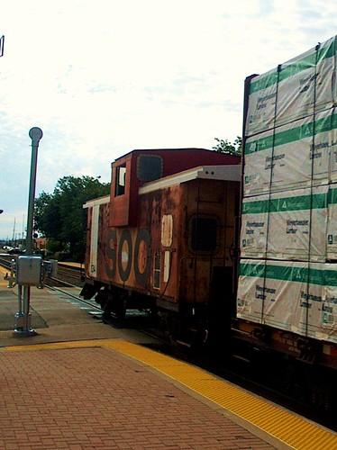 Former Soo Line caboose. Bensenville Illinois. August 2006.