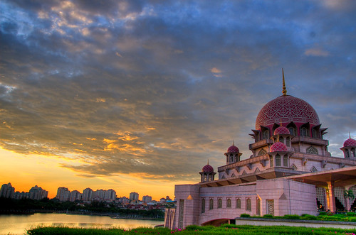 Putra Mosque Sunset HDR-ed