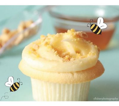 Honey Peanut Brittle Cupcake from Cupcake Royale