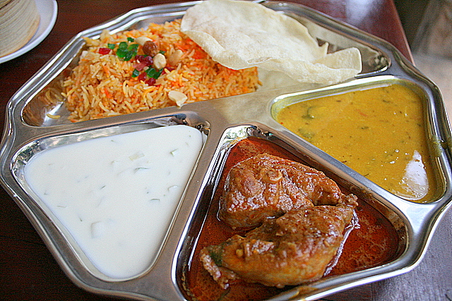 Chicken Briyani Platter