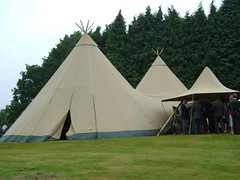 The teepees